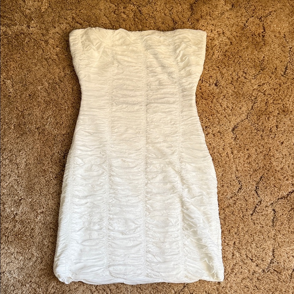 Windsor Size Small White Strapless Dress